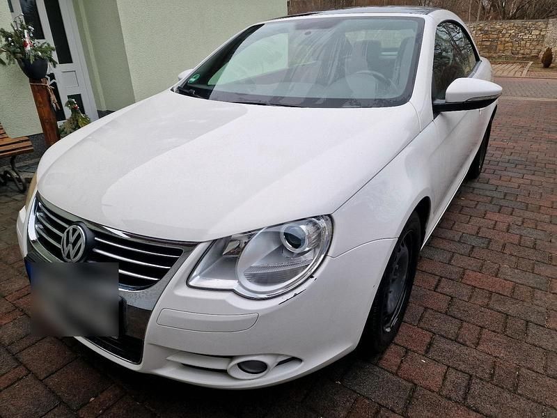 Weiß Gebraucht 2008 VW Eos Cabrio | 2.750 € (Fairer Preis) - Bild 1/4
