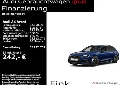 Gebraucht Audi A4 S-Line 204 PS (150 kW) 2023 Kombi