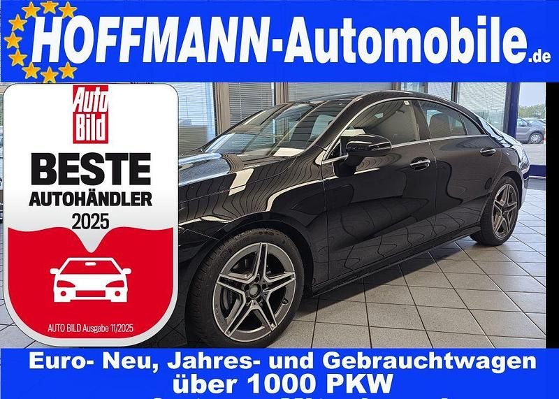 Kosmosschwarz met. Gebraucht 2025 Mercedes CLA180 AMG Limousine | 34.500 € (Superpreis) - Bild 1/4