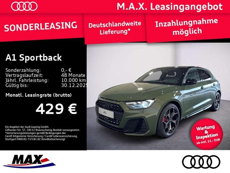 Distriktgrün metallic Neu 2025 Audi A1 S-Line Kleinwagen | 35.980 € (Guter Preis) - Bild 1/3