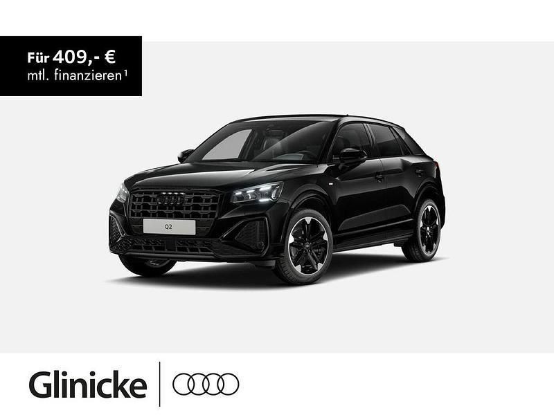 Mythosschwarz metallic Neu 2025 Audi Q2 S-Line SUV | 38.290 € (Fairer Preis) - Bild 1/3