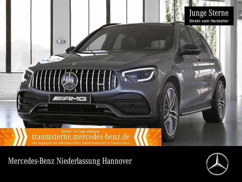 Grau Gebraucht 2022 Mercedes GLC43 AMG AMG SUV | 57.990 € (Teuer) - Bild 1/3