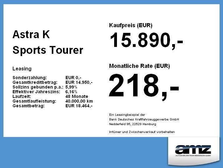 Gebraucht Opel Astra Edition 110 PS (80 kW) 2020 Grau Kombi