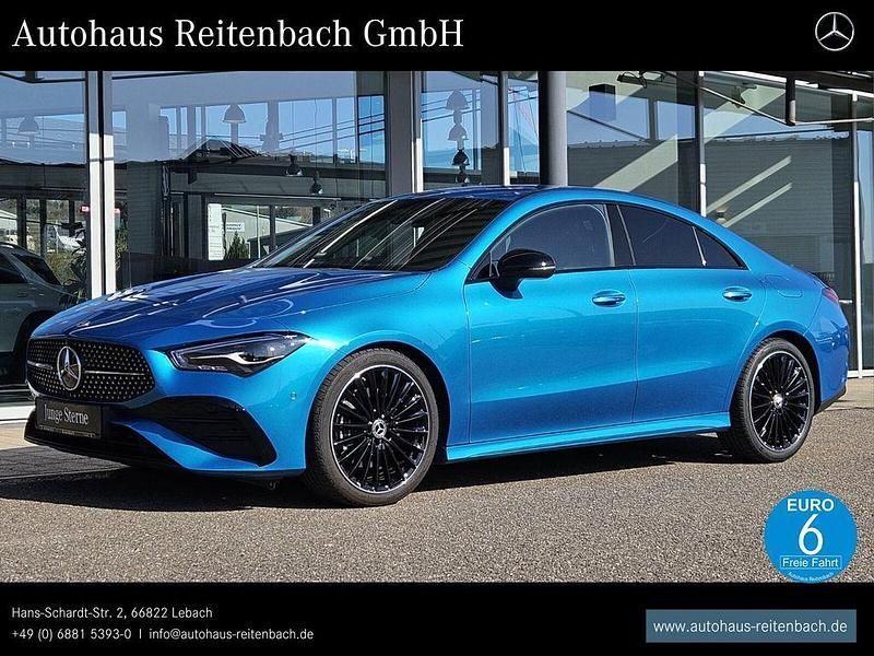 Lack hyperblau Gebraucht 2024 Mercedes CLA220 AMG Limousine | 39.949 € (Etwas zu teuer) - Bild 1/4