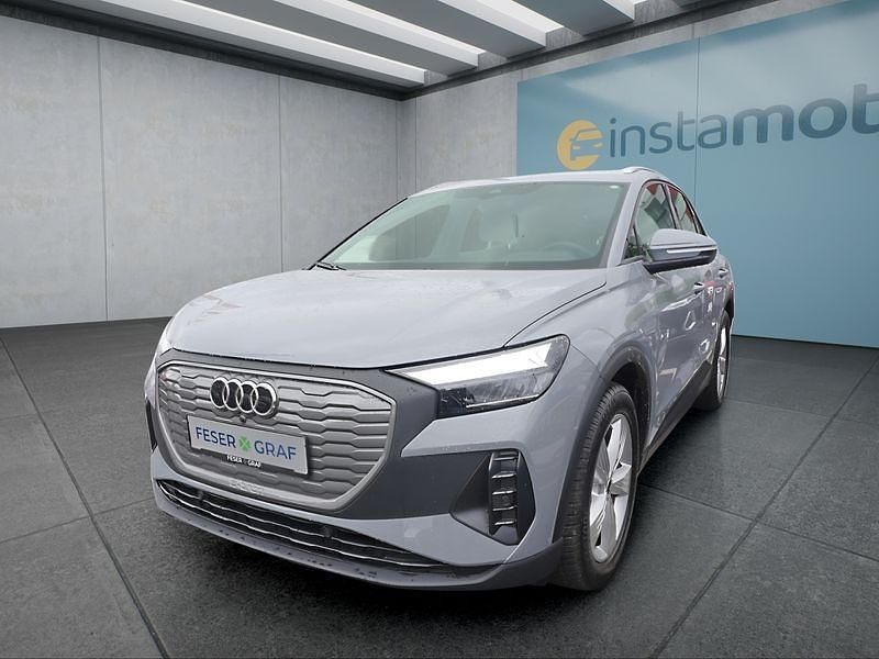 Grau Gebraucht 2023 Audi Q4 e-tron SUV | 27.599 € (Guter Preis) - Bild 1/4