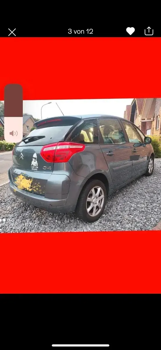 Usata Citroën C4 109 CV (80 kW) 2009 Grigio Monovolume