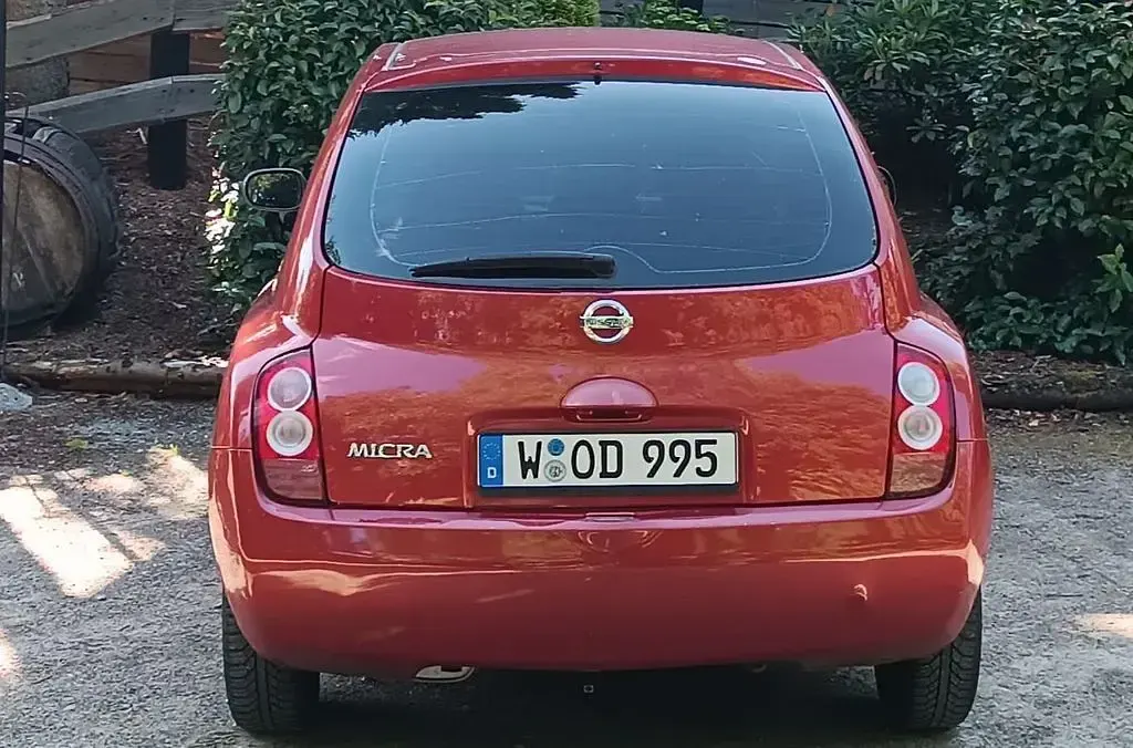 Gebraucht Nissan Micra Acenta 80 PS (58 kW) 2004 Rot Kleinwagen