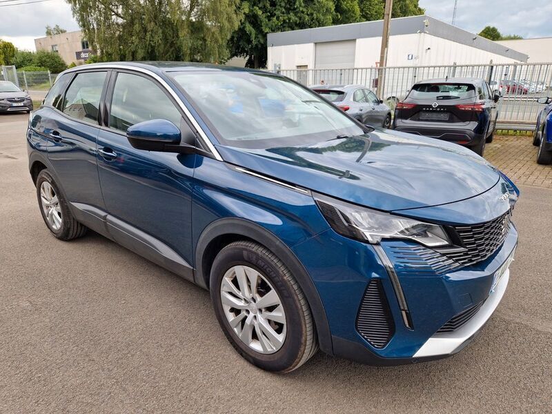 Blau Gebraucht 2021 Peugeot 3008 Business-Line SUV | 17.545 € (Superpreis) - Bild 1/4