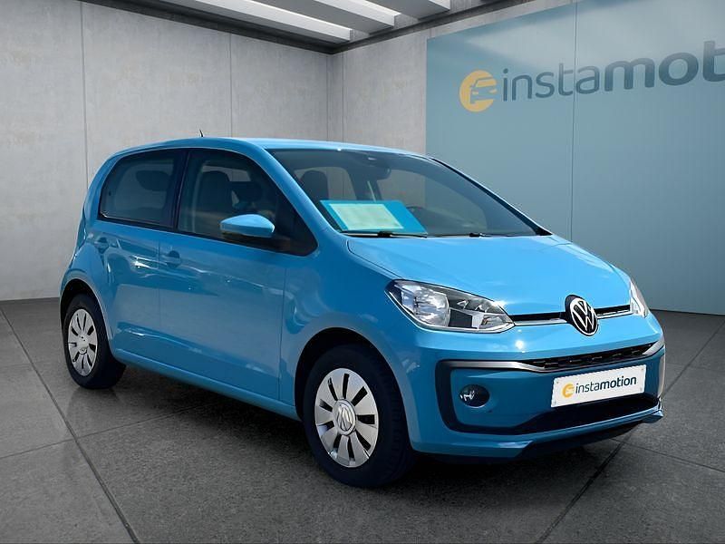 Second-hand VW up! 65 CP (47 kW) 2022 Albastru Hatchback