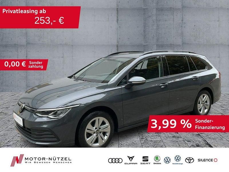 Delfingrau metallic Gebraucht 2022 VW Golf VIII Life Kombi | 19.760 € (Guter Preis) - Bild 1/4