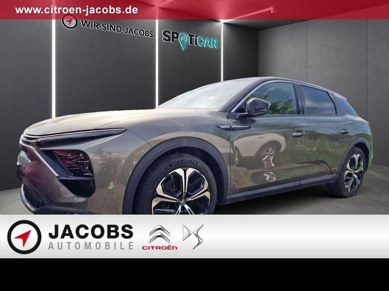 Amazonitegrau (metallic) Gebraucht 2022 Citroën C5 X Shine Limousine | 39.470 € - Bild 1/4