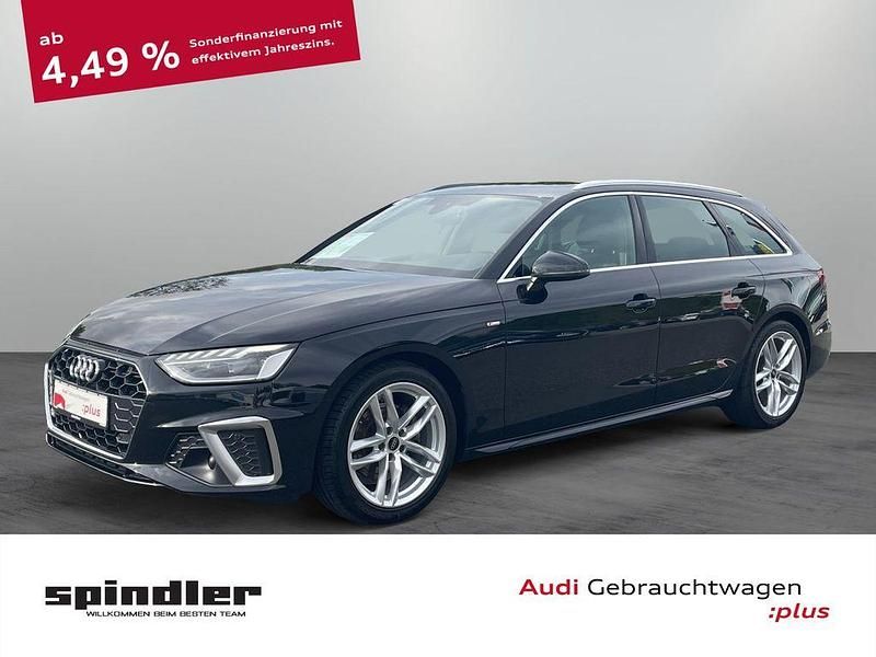 Mythosschwarz metallic Gebraucht 2024 Audi A4 S-Line Kombi | 38.480 € (Etwas zu teuer) - Bild 1/4