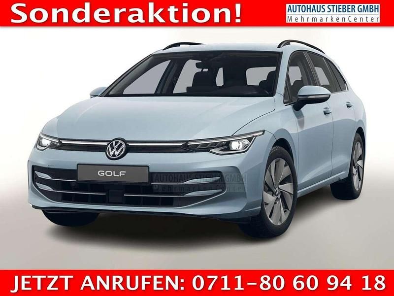 Neu VW Golf VIII Style 150 PS (110 kW) 2025 Crystal ice blue metallic Kombi