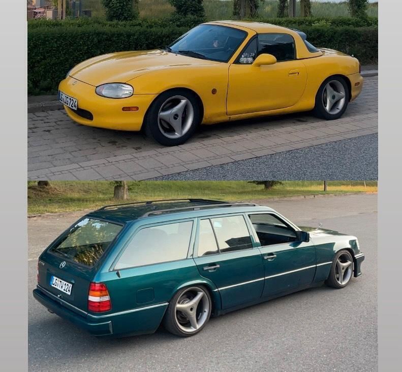 Grün Gebraucht 1996 Mercedes E220 Kombi | 12.000 € - Bild 1/4