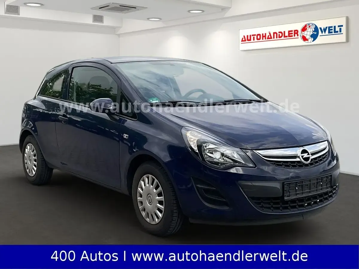 Gebraucht Opel Corsa Edition 69 PS (50 kW) 2014 Blau Kleinwagen