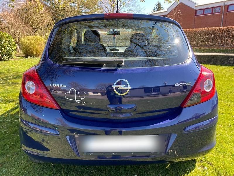 Gebraucht Opel Corsa 65 PS (47 kW) 2012 Blau Kleinwagen