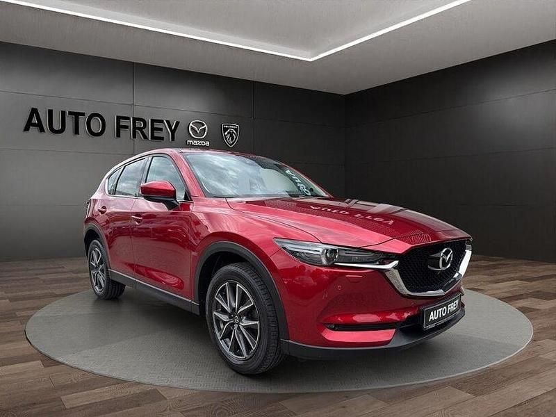 Magmarot metallic Gebraucht 2018 Mazda CX-5 Sports-Line SUV | 21.880 € (Teuer) - Bild 1/3