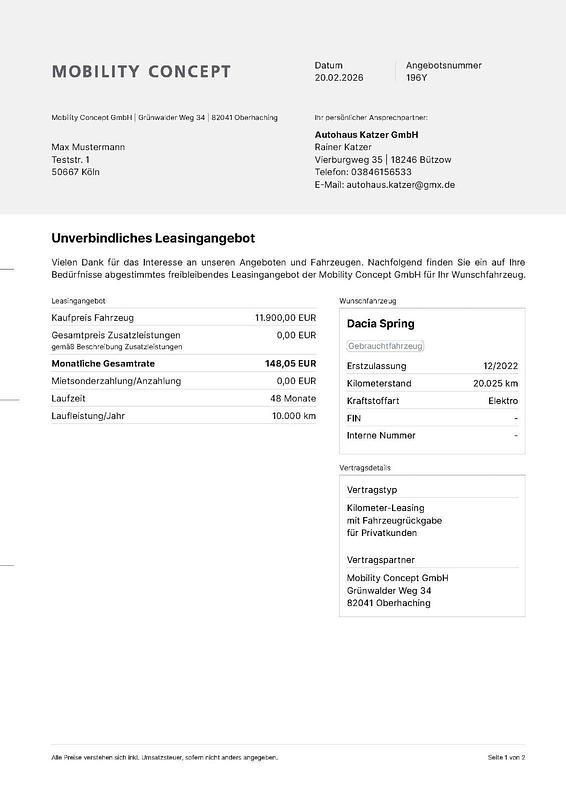 Usata Dacia Spring Expression 33 kW (45 CV) 2022 Argento Utilitaria