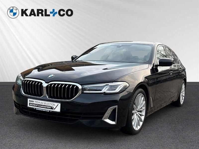 Gebraucht BMW 530 Luxury Line 286 PS (210 kW) 2022 Black sapphire metallic (schwarz) Limousine