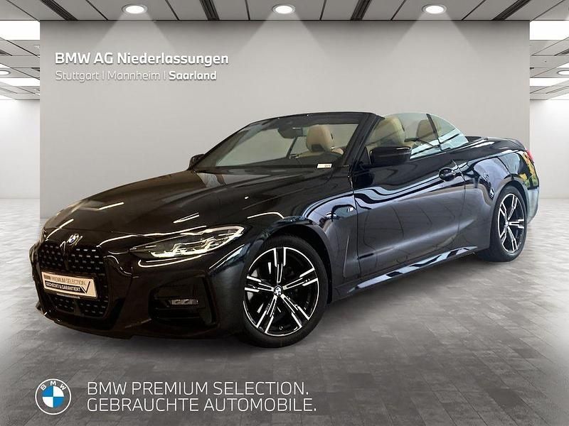 Schwarz Gebraucht 2022 BMW 420 M Sport Cabrio | 43.990 € (Etwas zu teuer) - Bild 1/4