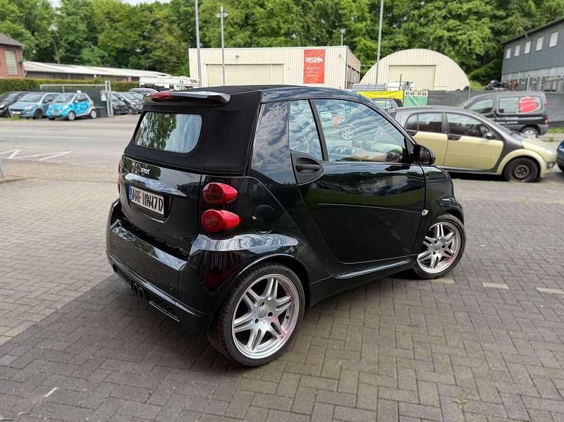 Gebraucht Smart ForTwo Cabrio Brabus 84 PS (61 kW) 2007 Tridionzelle schwarz Cabrio