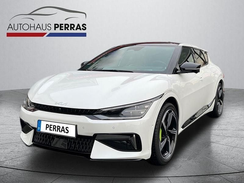 Gebraucht Kia EV6 GT 430 kW (585 PS) 2022 Weiß snow white pearl metallic SUV