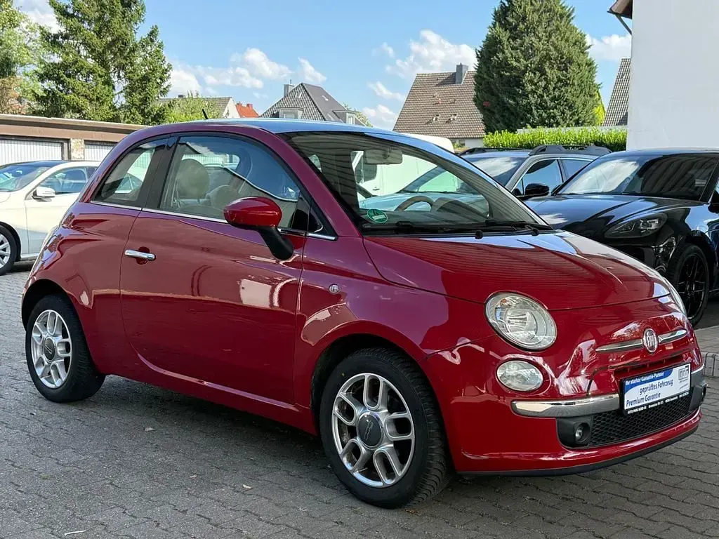 Gebraucht Fiat 500 Lounge 69 PS (50 kW) 2009 Rot Cabrio