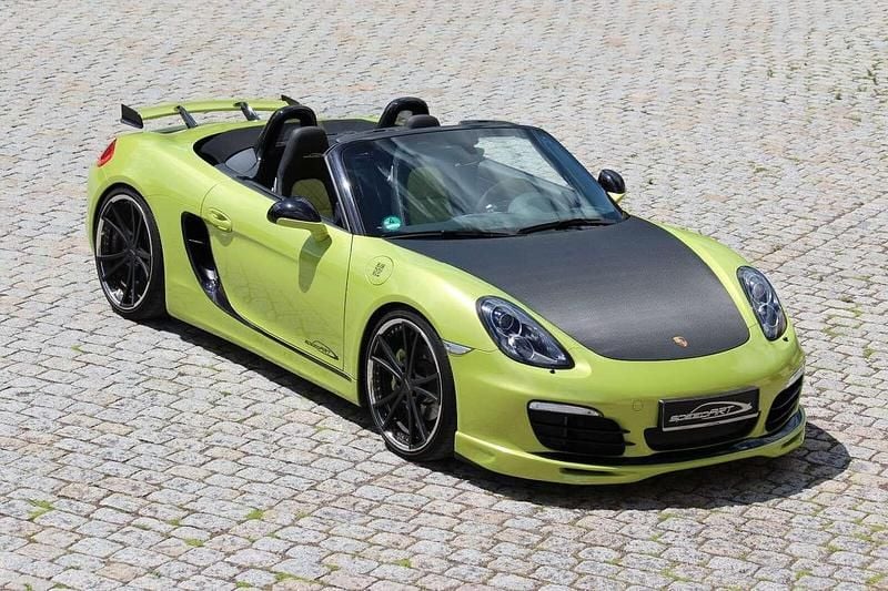 Peridotmetallic Gebraucht 2012 Porsche Boxster S Basis Cabrio | 69.981 € - Bild 1/4