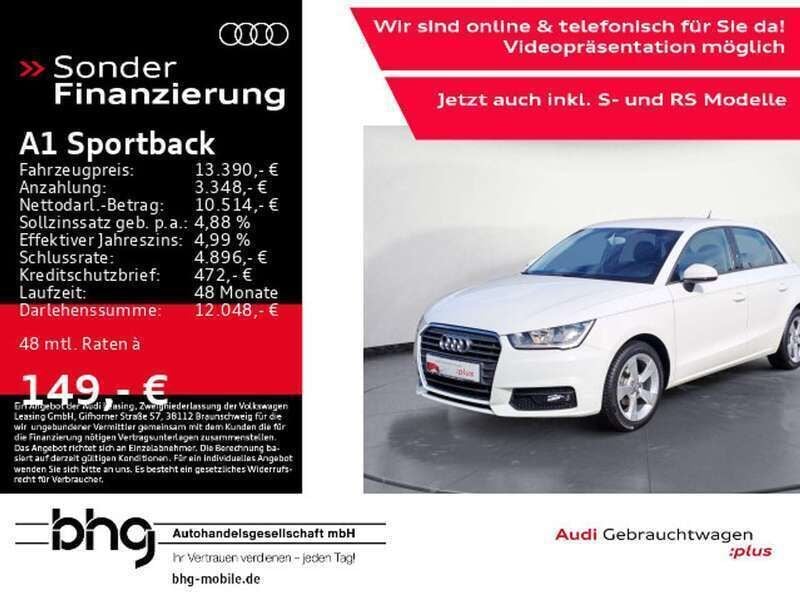 B4 cortinaweiß Gebraucht 2018 Audi A1 Sport Kleinwagen | 13.390 € (Guter Preis) - Bild 1/4