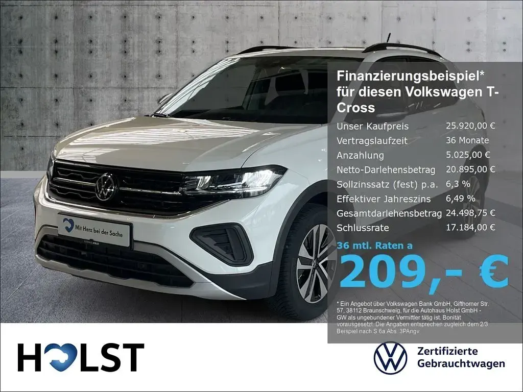 Gebraucht VW T-Cross 116 PS (85 kW) 2025 SUV
