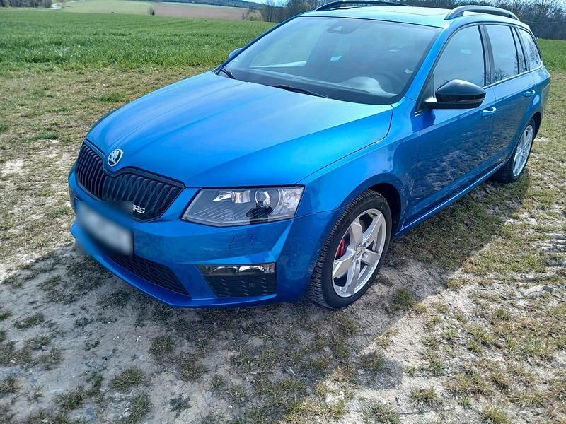 Gebraucht Skoda Octavia RS 184 PS (135 kW) 2014 Blau Kleinwagen
