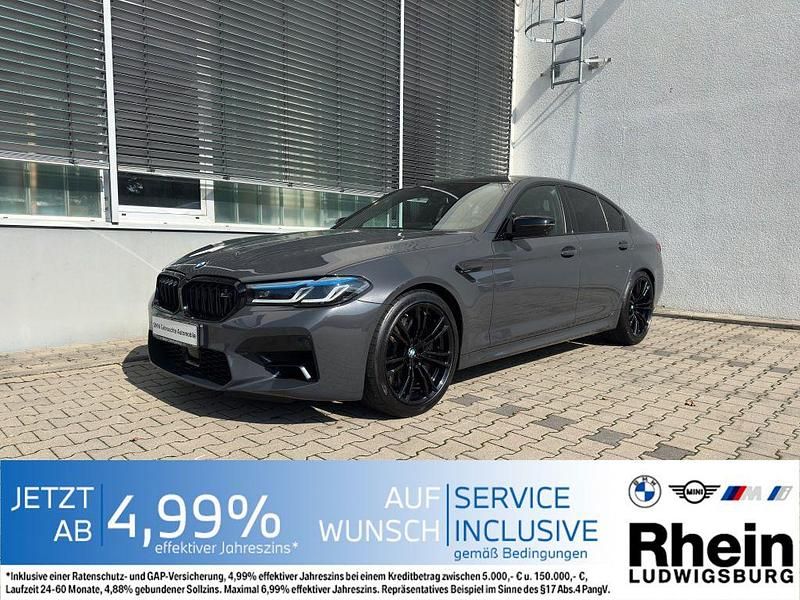 Grau Gebraucht 2022 BMW M5 Sport Line Limousine | 77.840 € (Guter Preis) - Bild 1/4