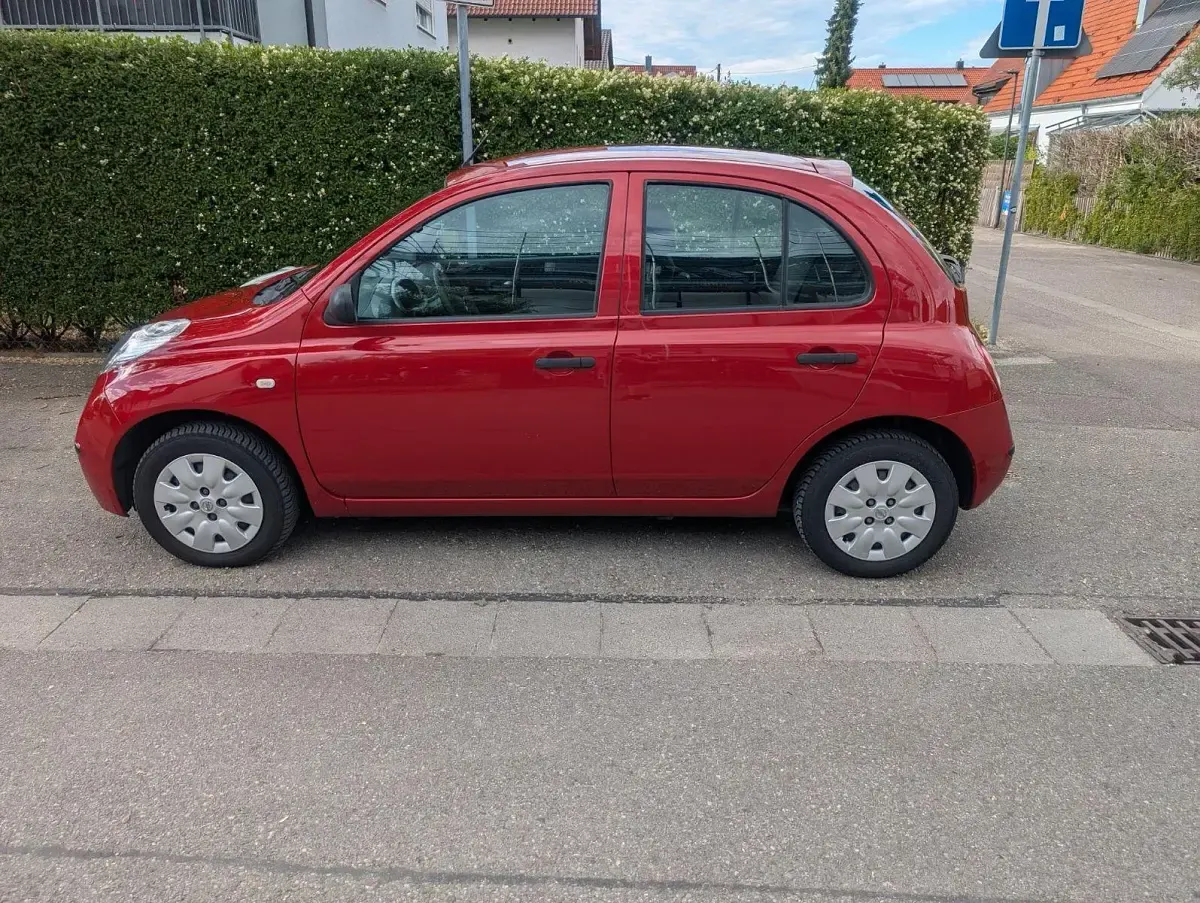 Gebraucht Nissan Micra 80 PS (58 kW) 2006 Rot Kleinwagen