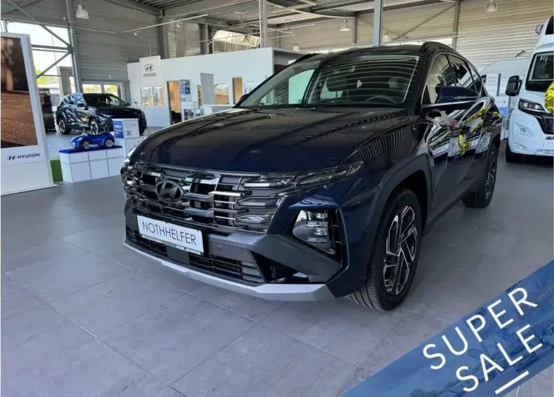 Sailing blue Gebraucht 2024 Hyundai Tucson Prime SUV | 42.490 € (Fairer Preis) - Bild 1/1