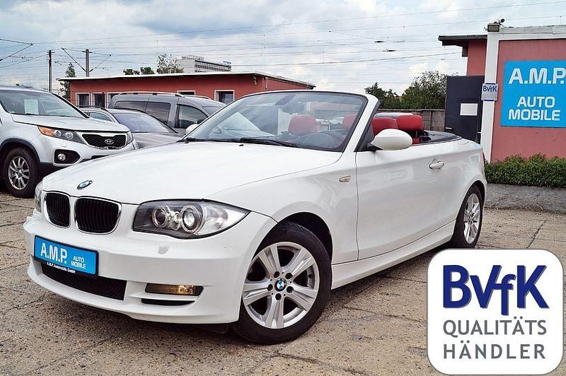 Weiß Gebraucht 2009 BMW 118 Cabriolet Advantage Cabrio | 8.499 € (Fairer Preis) - Bild 1/4