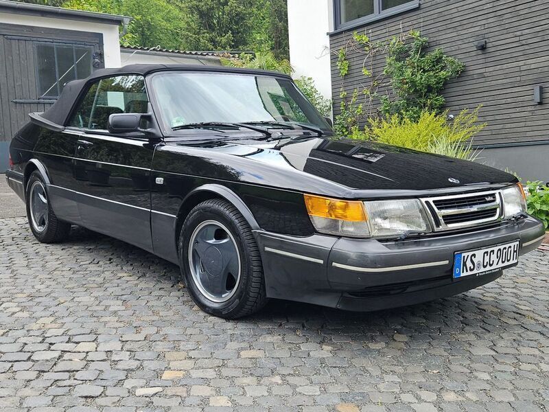 Schwarz Gebraucht 1990 Saab 900 Cabriolet Aero Cabrio | 27.500 € - Bild 1/4