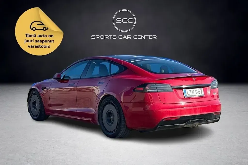 Usado Tesla Model S Plaid 759 kW (1033 CV) 2022 Rojo Utilitario