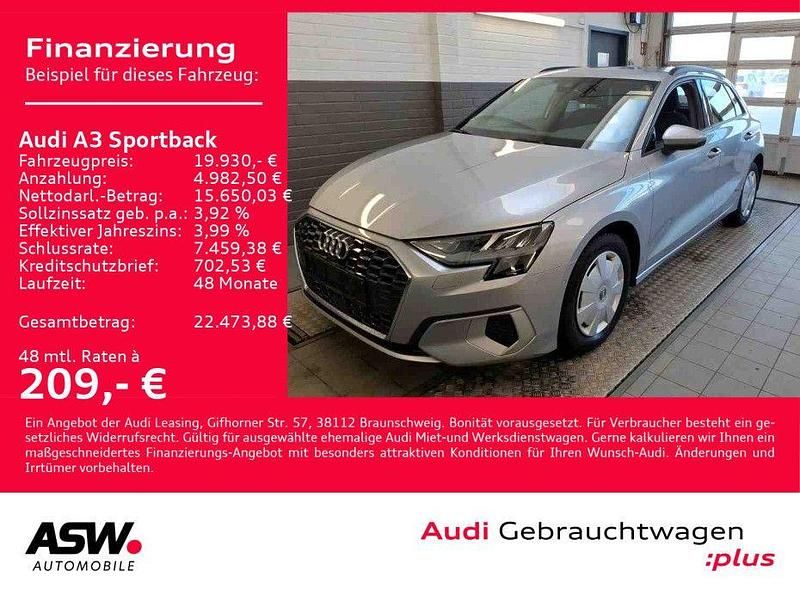 Gebraucht Audi A3 Advanced Plus 110 PS (80 kW) 2022 Florettsilber metallic Limousine