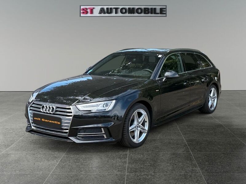 Schwarz Gebraucht 2017 Audi A4 S-Line Kombi | 14.990 € (Superpreis) - Bild 1/4