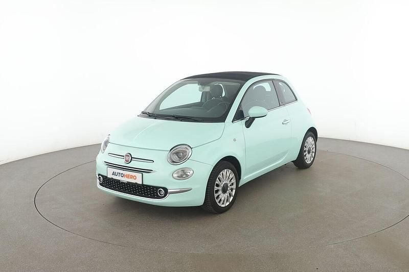 Grün Gebraucht 2015 Fiat 500C Lounge Cabrio | 7.740 € (Fairer Preis) - Bild 1/3
