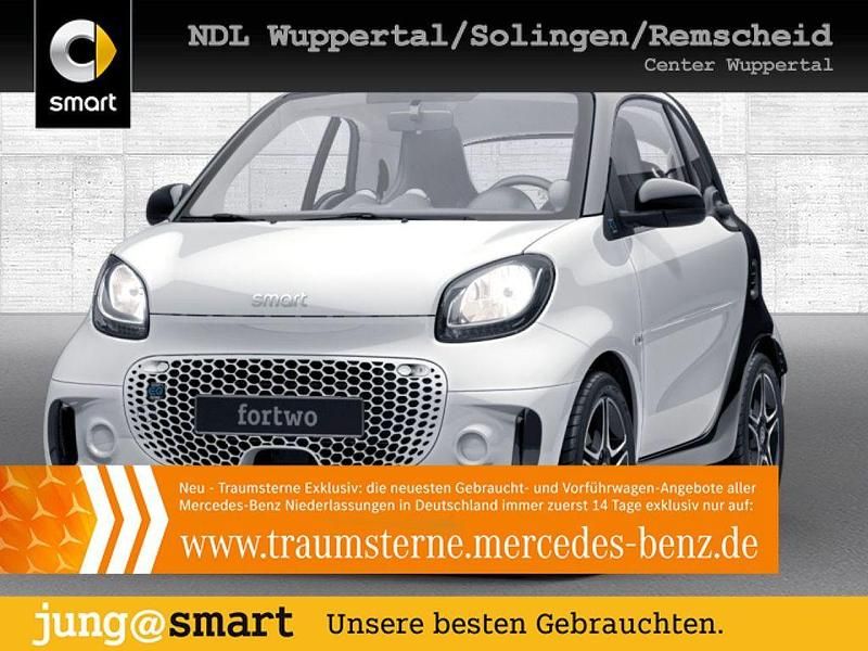 Schwarz Gebraucht 2021 Smart ForTwo Electric Drive Prime Coupé | 12.490 € (Fairer Preis) - Bild 1/3