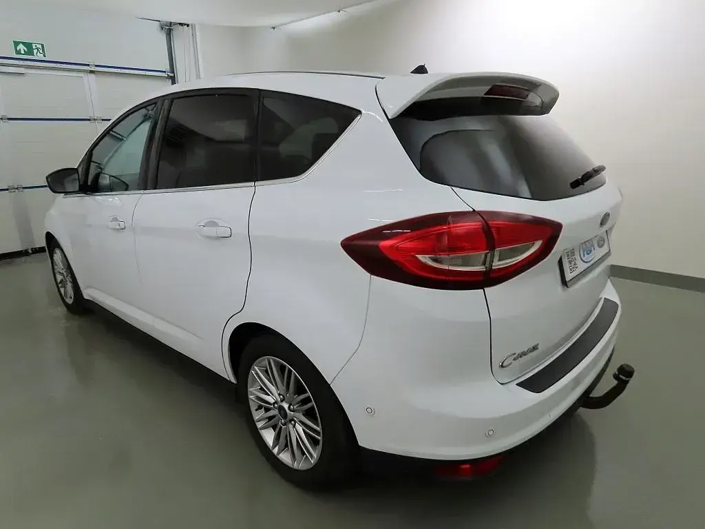 Gebraucht Ford C-MAX Titanium 125 PS (91 kW) 2017 Frostweiß Van / Kleinbus