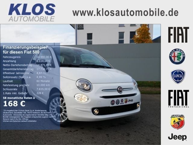 Gebraucht Fiat 500 Tech 71 PS (52 kW) 2023 Weiß Limousine