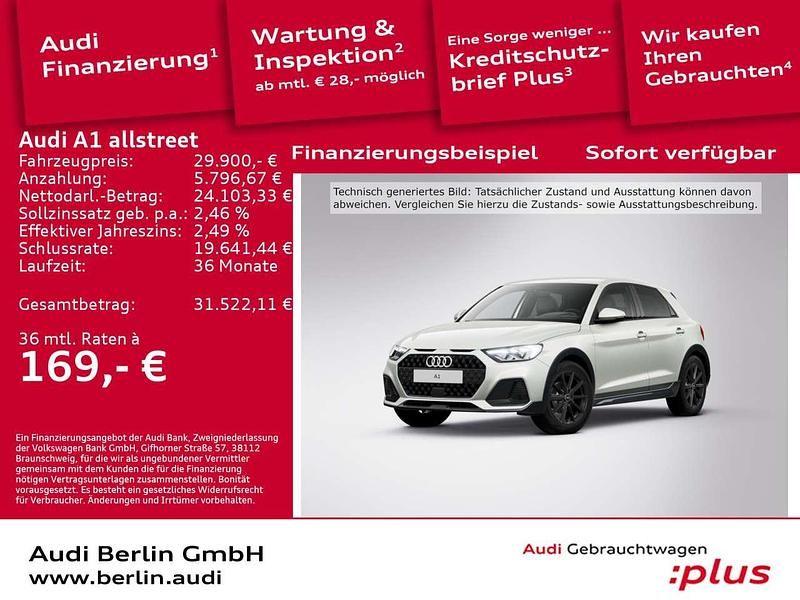 Tausilber metallic Gebraucht 2025 Audi A1 Basis Kombi | 29.900 € - Bild 1/3