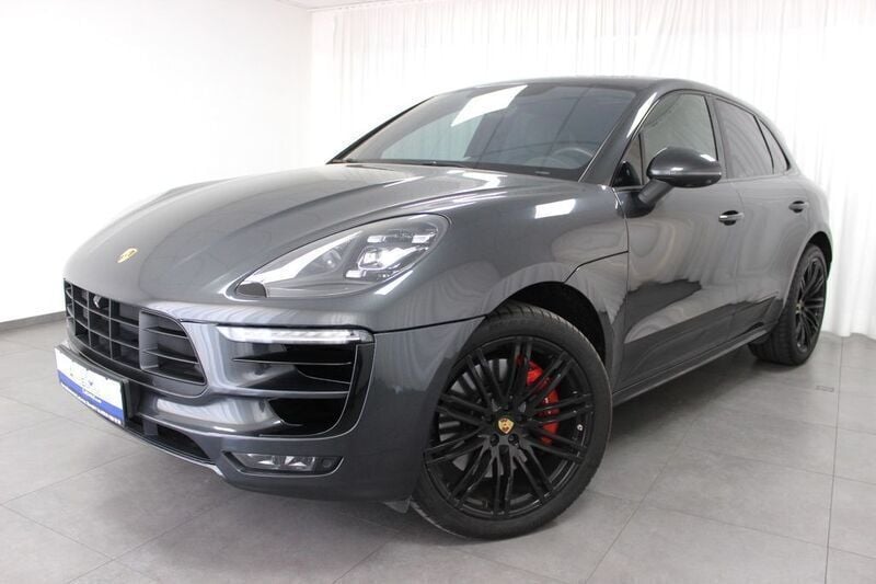 Vulkangrau perleffekt (metallic) Gebraucht 2017 Porsche Macan Turbo Performance Package SUV | 41.990 € (Superpreis) - Bild 1/4