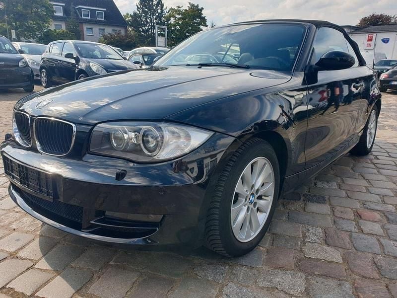 Schwarz Gebraucht 2009 BMW 118 Cabriolet Advantage Cabrio | 6.650 € (Guter Preis) - Bild 1/4