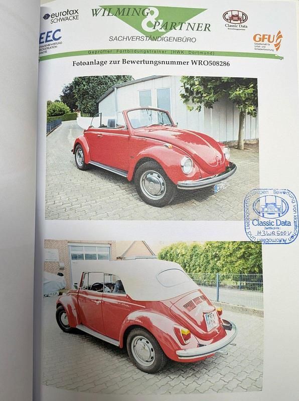 Gebraucht VW Käfer 34 PS (25 kW) 1970 Rot Cabrio