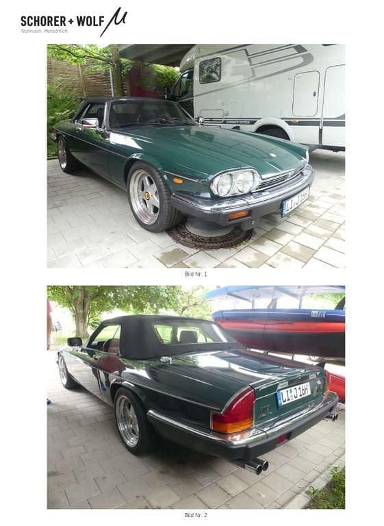 Grün Gebraucht 1990 Jaguar XJS Cabrio | 39.900 € - Bild 1/4