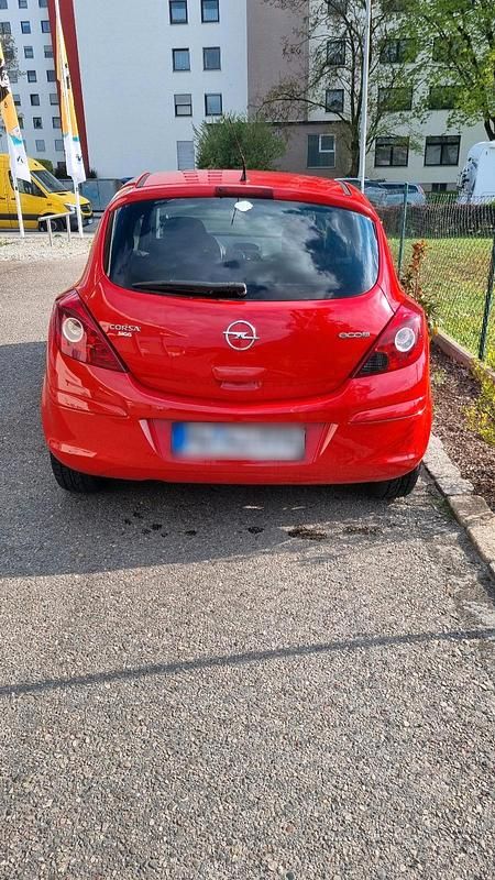 Gebraucht Opel Corsa Eco 69 PS (50 kW) 2010 Rot Kleinwagen