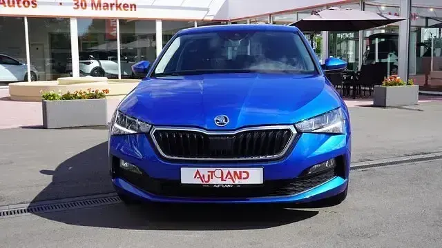 Gebraucht Skoda Scala 116 PS (85 kW) 2020 Blau Kleinwagen